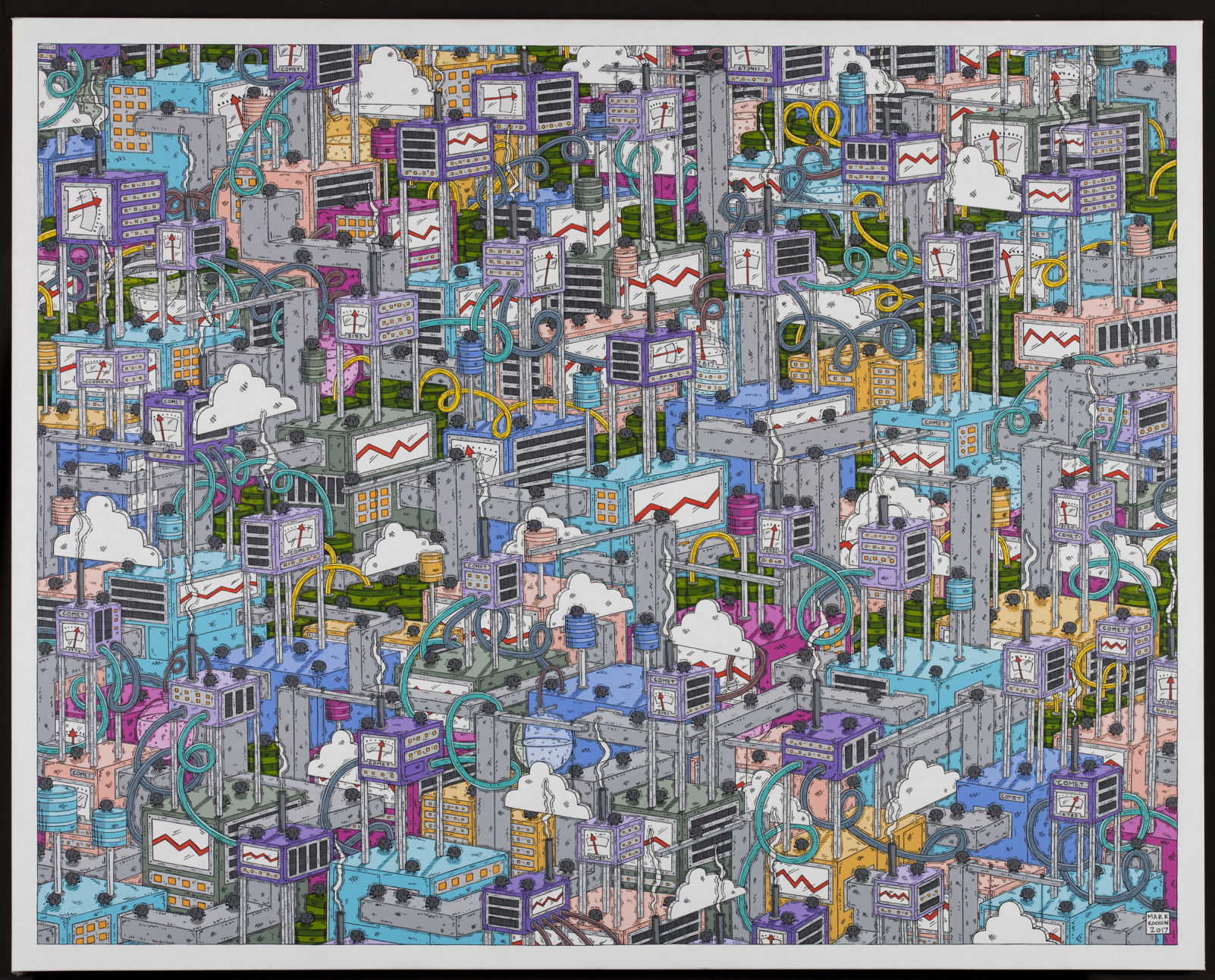 Mark Kochen Machine Painting